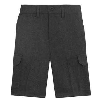 Boys' grey cargo shorts